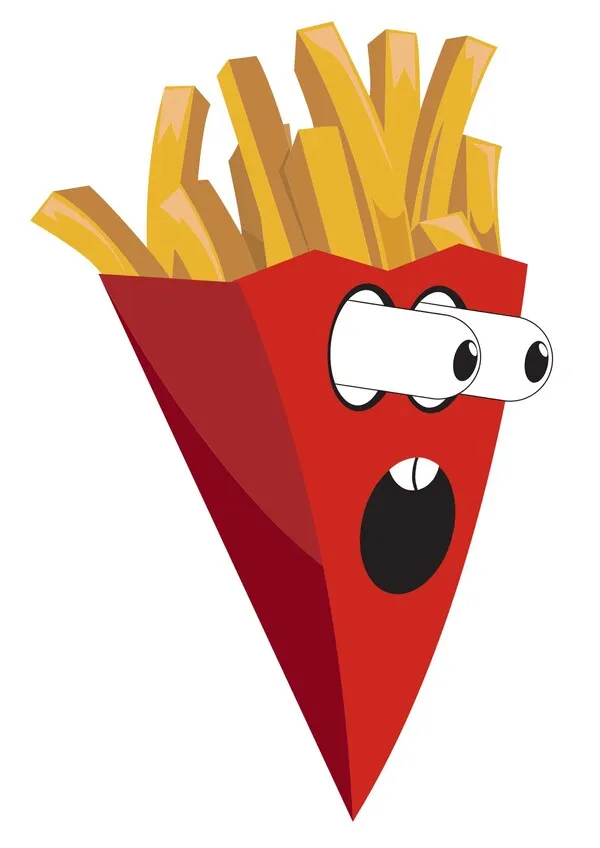 Losse puntzak Friet